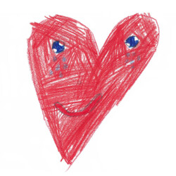 Kinderbild eines Grundschülers, der sich damit bei Nora und Ivana für die school-motion Tanzpause bedankt. kinderbild tanzpause school-motion