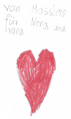 Kinderbild eines Grundschülers, der sich damit bei Nora und Ivana für die school-motion Tanzpause bedankt. kinderbild tanzpause school-motion